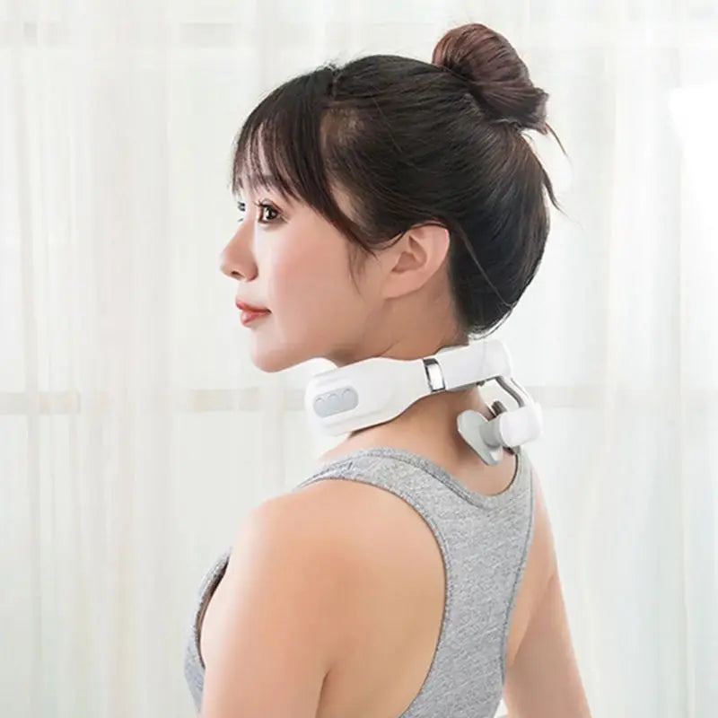 4-Head Smart Neck Massager with Heat