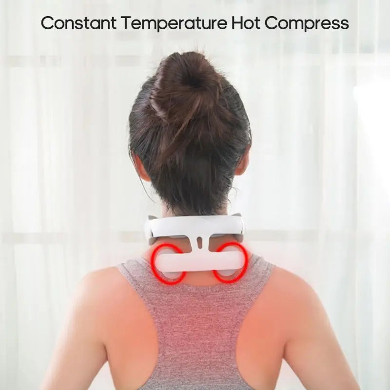 4-Head Smart Neck Massager with Heat
