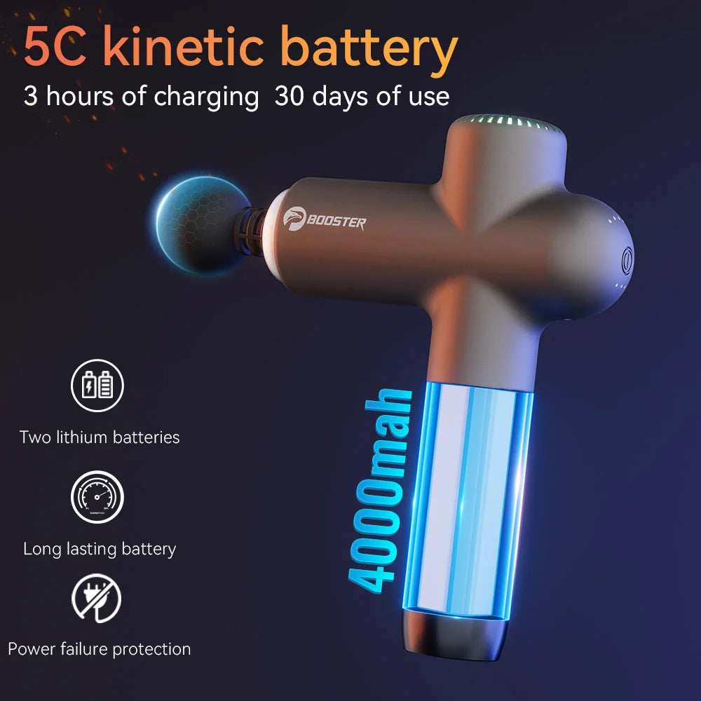 Booster Massage Gun – Deep Tissue Muscle Massager