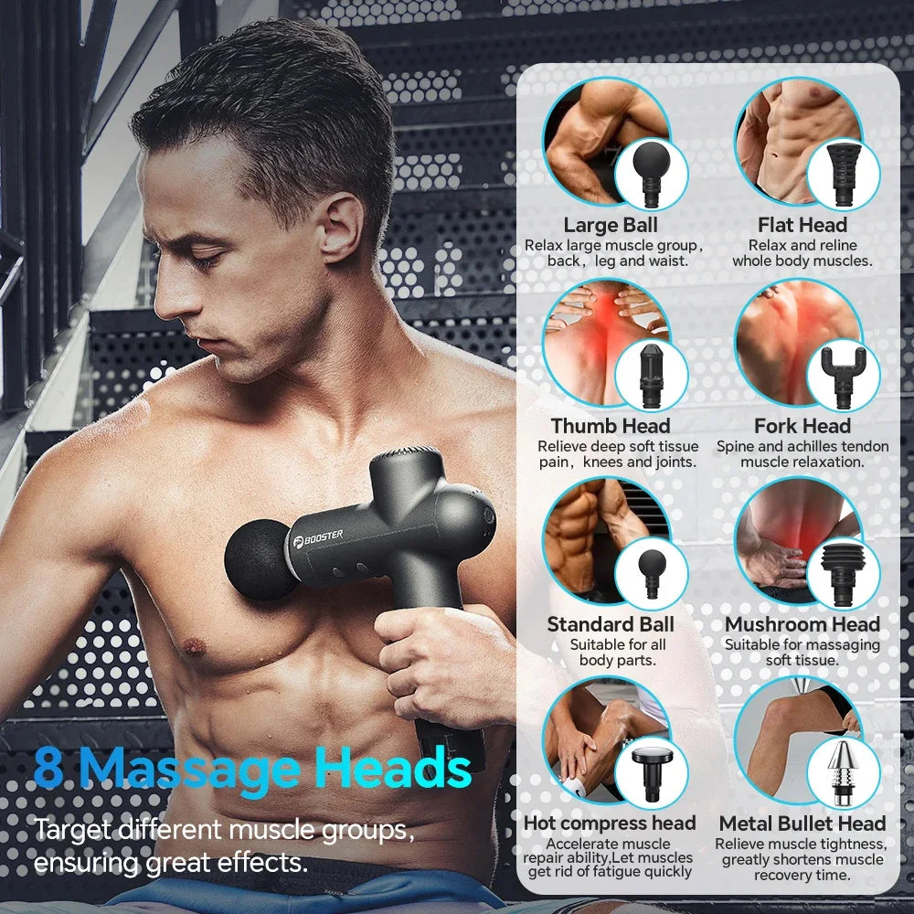 Booster Massage Gun – Deep Tissue Muscle Massager