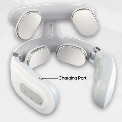 4-Head Smart Neck Massager with Heat